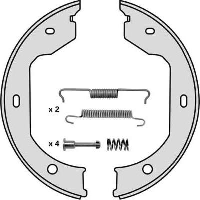 MGA M827R - Bremsbackensatz, Feststellbremse alexcarstop-ersatzteile.com