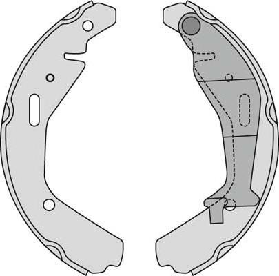 MGA M875 - Bremsbackensatz alexcarstop-ersatzteile.com