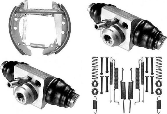 MGA PM585573 - Bremsbackensatz alexcarstop-ersatzteile.com