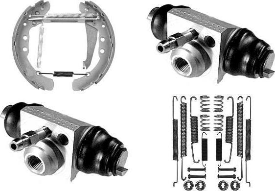 MGA PM677574 - Bremsbackensatz alexcarstop-ersatzteile.com