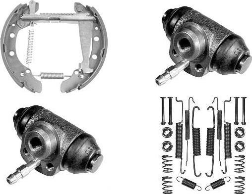 MGA PM717296 - Bremsbackensatz alexcarstop-ersatzteile.com