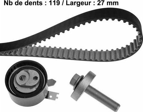 MGA X655H1 - Zahnriemensatz alexcarstop-ersatzteile.com