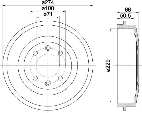 Mintex MBD030 - Bremstrommel alexcarstop-ersatzteile.com