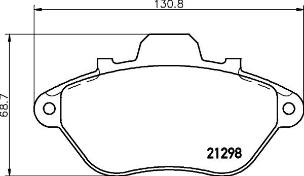 Mintex MDB1454 - Bremsbelagsatz, Scheibenbremse alexcarstop-ersatzteile.com