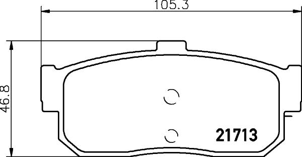 Mintex MDB1501 - Bremsbelagsatz, Scheibenbremse alexcarstop-ersatzteile.com