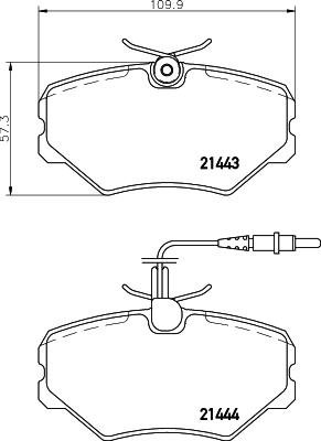 Mintex MDK0046 - Bremsensatz, Scheibenbremse alexcarstop-ersatzteile.com