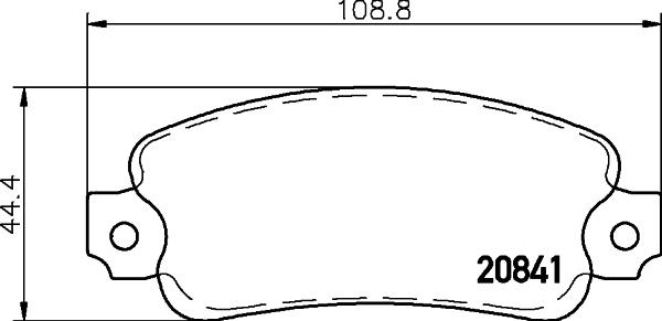 Mintex MDB1088 - Bremsbelagsatz, Scheibenbremse alexcarstop-ersatzteile.com