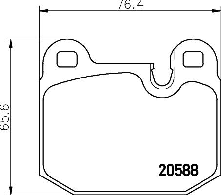 Mintex MDB1153 - Bremsbelagsatz, Scheibenbremse alexcarstop-ersatzteile.com