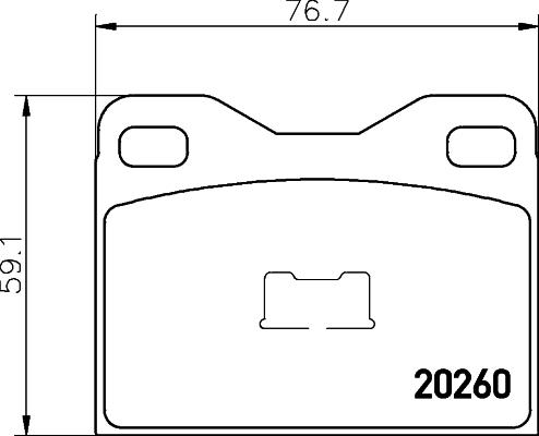 Mintex MDB1103 - Bremsbelagsatz, Scheibenbremse alexcarstop-ersatzteile.com