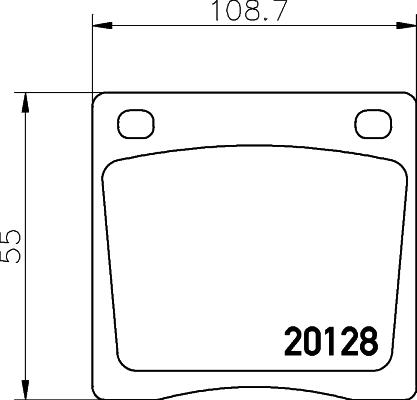 Mintex MDB1107 - Bremsbelagsatz, Scheibenbremse alexcarstop-ersatzteile.com