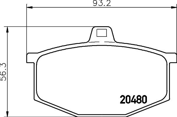 Mintex MDB1118 - Bremsbelagsatz, Scheibenbremse alexcarstop-ersatzteile.com