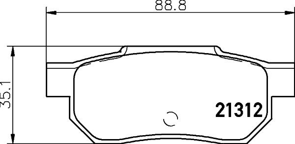 Mintex MDB1360 - Bremsbelagsatz, Scheibenbremse alexcarstop-ersatzteile.com