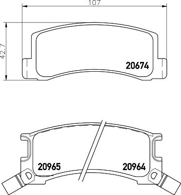 BENDIX 572184 - Bremsbelagsatz, Scheibenbremse alexcarstop-ersatzteile.com