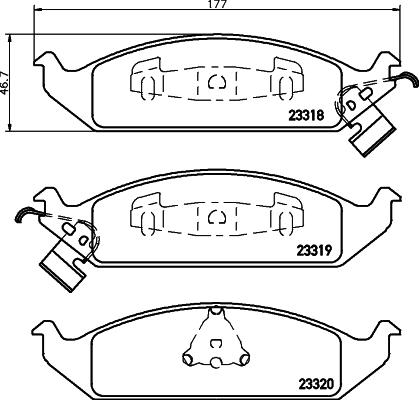 Mintex MDB1784 - Bremsbelagsatz, Scheibenbremse alexcarstop-ersatzteile.com