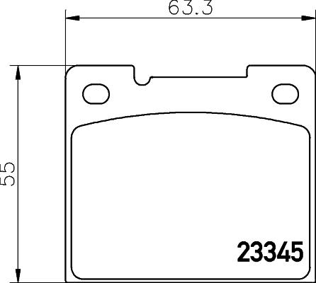 Mintex MDB1723 - Bremsbelagsatz, Scheibenbremse alexcarstop-ersatzteile.com