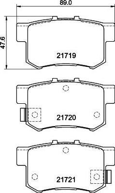 Mintex MDB81564 - Bremsbelagsatz, Scheibenbremse alexcarstop-ersatzteile.com