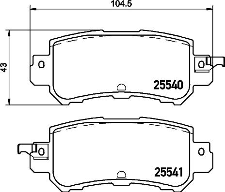 Mintex MDB3293 - Bremsbelagsatz, Scheibenbremse alexcarstop-ersatzteile.com