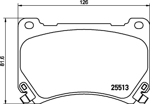 Mintex MDB3218 - Bremsbelagsatz, Scheibenbremse alexcarstop-ersatzteile.com