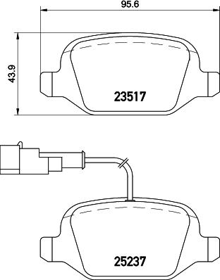 Mintex MDB3213 - Bremsbelagsatz, Scheibenbremse alexcarstop-ersatzteile.com