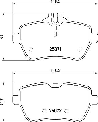 Mintex MDB3284 - Bremsbelagsatz, Scheibenbremse alexcarstop-ersatzteile.com