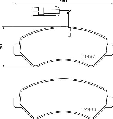 Mintex MVK0012 - Bremsensatz, Scheibenbremse alexcarstop-ersatzteile.com