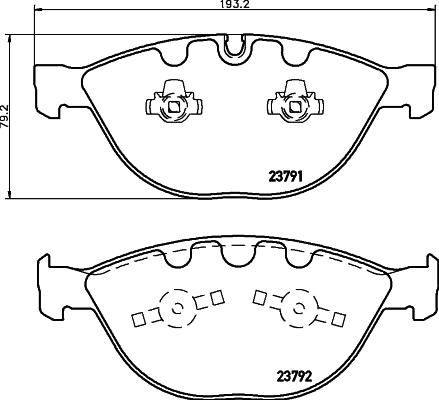 Mintex MDB2646 - Bremsbelagsatz, Scheibenbremse alexcarstop-ersatzteile.com