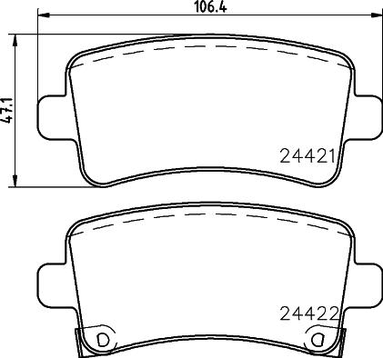 Mintex MDK0252 - Bremsensatz, Scheibenbremse alexcarstop-ersatzteile.com