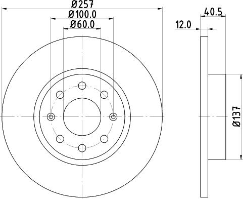 Mintex MDK0226 - Bremsensatz, Scheibenbremse alexcarstop-ersatzteile.com