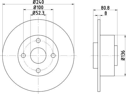 Mintex MDC1707 - Bremsscheibe alexcarstop-ersatzteile.com