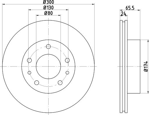 Mintex MDC840 - Bremsscheibe alexcarstop-ersatzteile.com