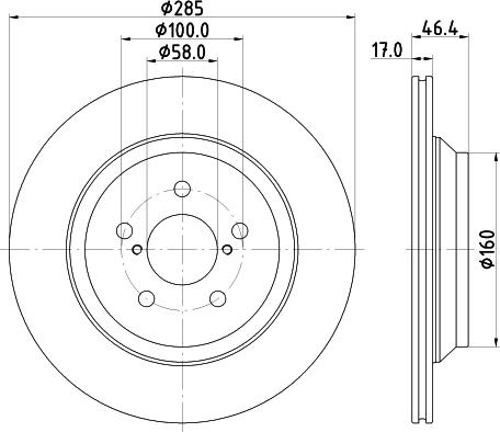 Mintex MDC2909C - Bremsscheibe alexcarstop-ersatzteile.com