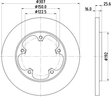 Mintex MDC2694 - Bremsscheibe alexcarstop-ersatzteile.com