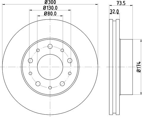 Mintex MDC2006 - Bremsscheibe alexcarstop-ersatzteile.com