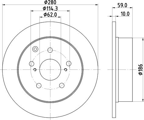 Mintex MDC2029 - Bremsscheibe alexcarstop-ersatzteile.com