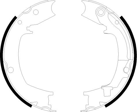 Mintex MFR616 - Bremsbackensatz, Feststellbremse alexcarstop-ersatzteile.com