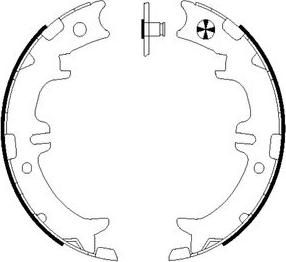 Mintex MFR611 - Bremsbackensatz, Feststellbremse alexcarstop-ersatzteile.com