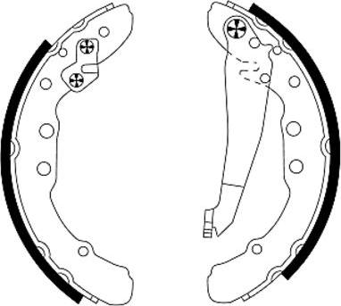 Mintex MFR381 - Bremsbackensatz alexcarstop-ersatzteile.com