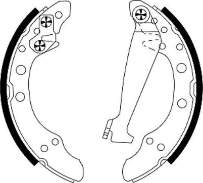 Mintex MSK153 - Bremsbackensatz alexcarstop-ersatzteile.com