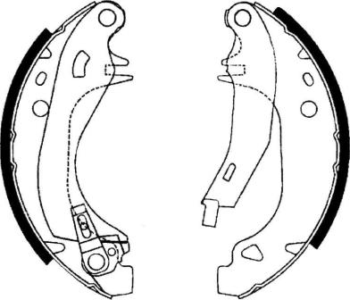 Mintex MFR278 - Bremsbackensatz alexcarstop-ersatzteile.com