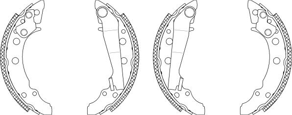 Mintex MSK193 - Bremsbackensatz alexcarstop-ersatzteile.com