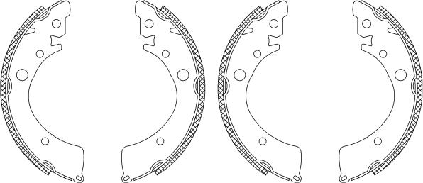 Mintex MSK188 - Bremsbackensatz alexcarstop-ersatzteile.com