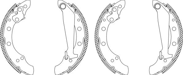 Mintex MSK287 - Bremsbackensatz alexcarstop-ersatzteile.com