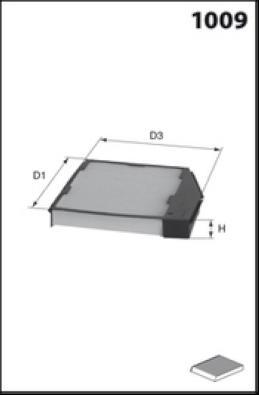 MISFAT HB167C - Filter, Innenraumluft alexcarstop-ersatzteile.com