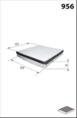 MISFAT HB233 - Filter, Innenraumluft alexcarstop-ersatzteile.com