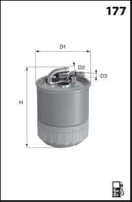 MISFAT M678 - Kraftstofffilter alexcarstop-ersatzteile.com