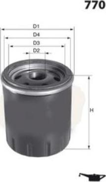 MISFAT Z607 - Ölfilter alexcarstop-ersatzteile.com