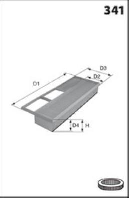 MISFAT P828A - Luftfilter alexcarstop-ersatzteile.com