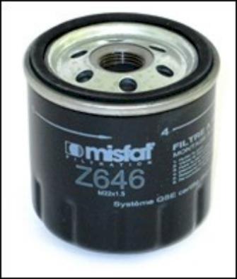 MISFAT Z646 - Ölfilter alexcarstop-ersatzteile.com