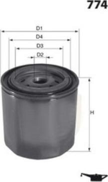 MISFAT Z663 - Ölfilter alexcarstop-ersatzteile.com