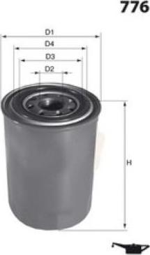 MISFAT Z157 - Ölfilter alexcarstop-ersatzteile.com